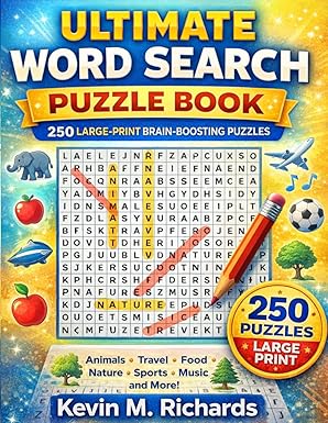 Ultimate Word Search Puzzle Book: 30 Brain Boosting Puzzles